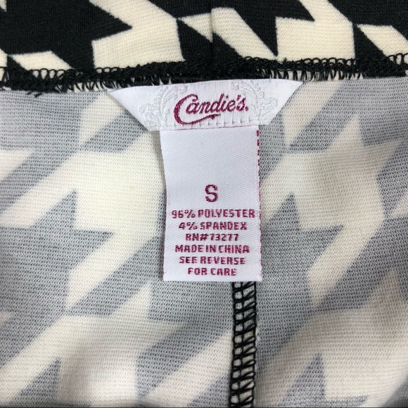 Candie’s Retro Houndstooth Spandex Mini size Small - Picture 7 of 9